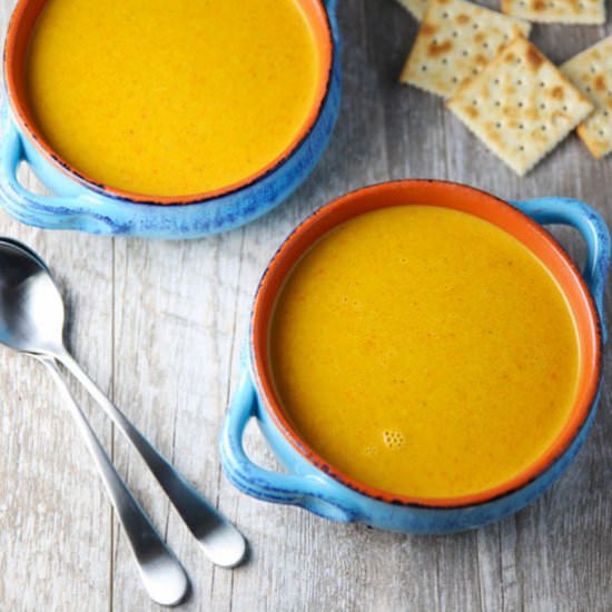 Coconut Curry Carrot Ginger Soup - Recipe photo by Tastefulventure