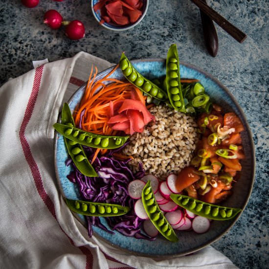Spring Sushi Bowl - Recipe photo by Heypopsicle