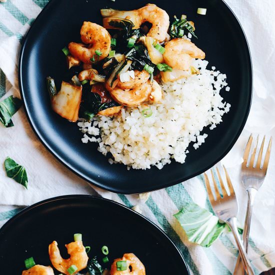 Shrimp with Gochujang and Honey - Recipe photo by thygoodness