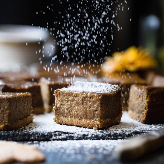 Gingerbread Coffee Vegan Cheesecake - Recipe photo by FoodFanatical