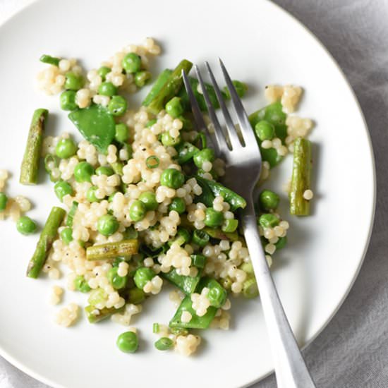 Spring Vegetable Couscous - Recipe photo by bellyfull