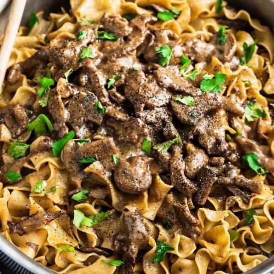 Easy Beef Stroganoff - Recipe photo by LifemadeSweeter
