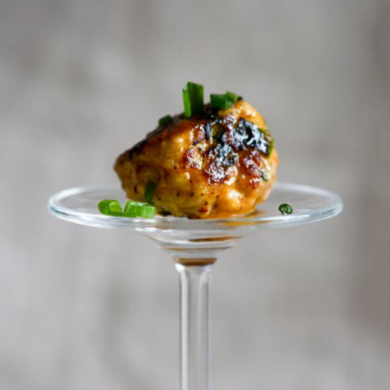 Buffalo Chicken Meatballs - Recipe photo by shecooks.design