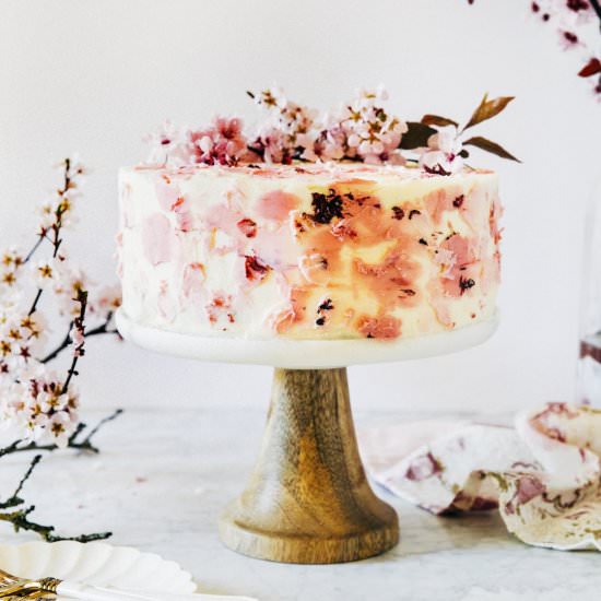 cherry blossom cake - Recipe photo by hummingbirdhigh