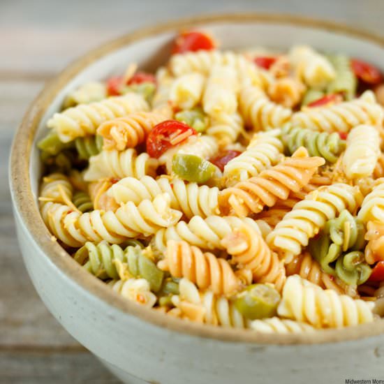 Zesty Italian Pasta Salad - Recipe photo by Midwestern Moms