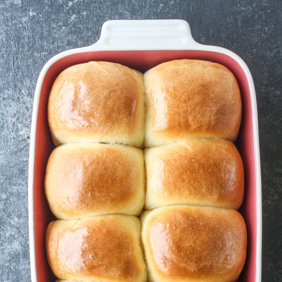 Homemade Rolls - Recipe photo by The Desserted Girl
