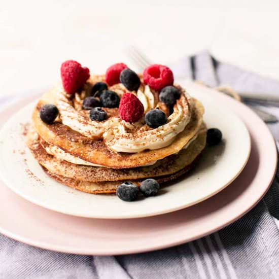 Bunuelos cake - Recipe photo by thetortillachannel
