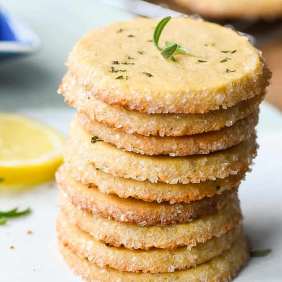 Lemon Rosemary Butter Cookies - Recipe photo by Neighborfood