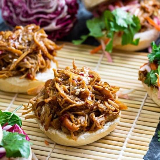 Balsamic Honey Pulled Pork Sliders - Recipe photo by LifemadeSweeter