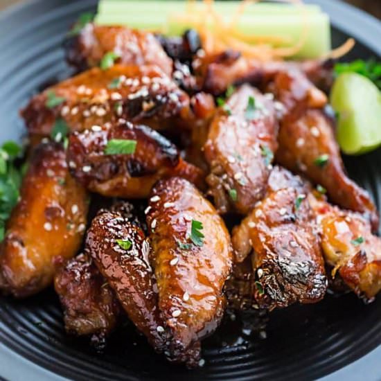 Honey Lime Sriracha Chicken Wings - Recipe photo by LifemadeSweeter
