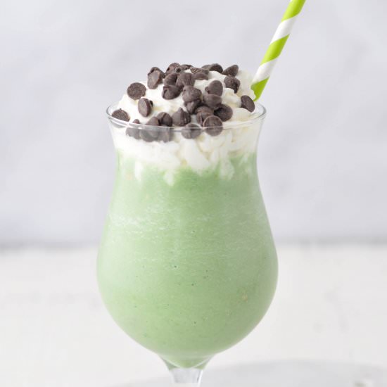 Keto Dairy Free Shamrock Shake - Recipe photo by Peace Love and Low Carb