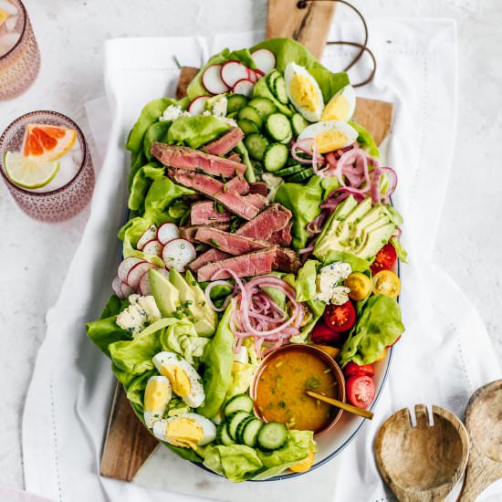 Spring Cobb Salad - Recipe photo by thecollegehousewife