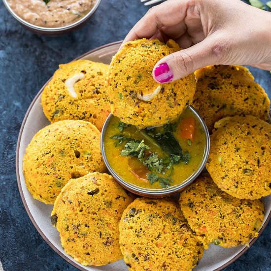 Masala Oats Idli - Recipe photo by cookwithmanali