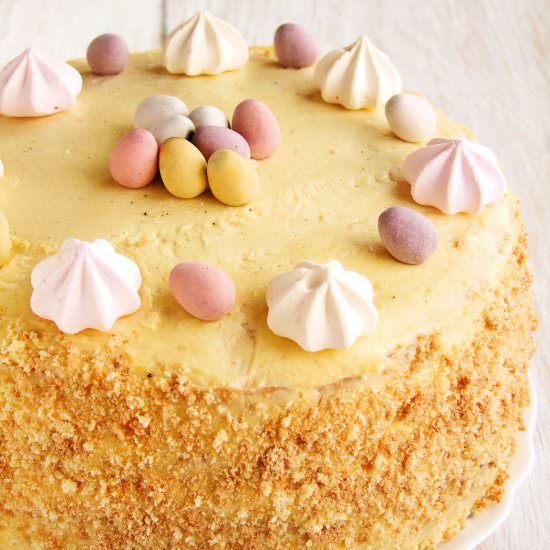cake with egg cream and egg liqueur - Recipe photo by Izaa