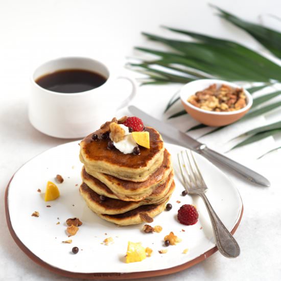 Fluffy vegan pancakes - Recipe photo by Ingeliuke