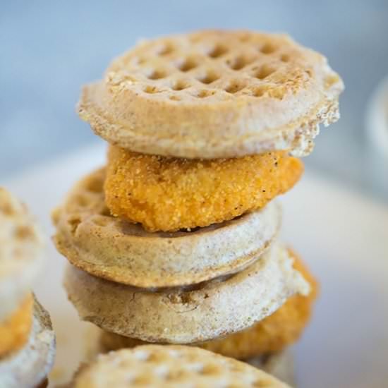 Chicken and Waffles Kid Style - Recipe photo by artzyfoodie