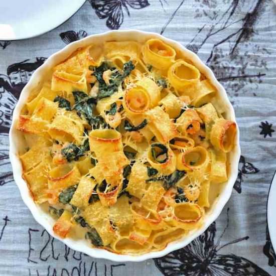 Prawn pasta bake - Recipe photo by Cuisine Fiend