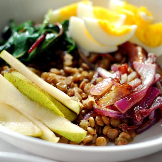 Green Lentil Power Bowls - Recipe photo by dragonflyhomerecipes