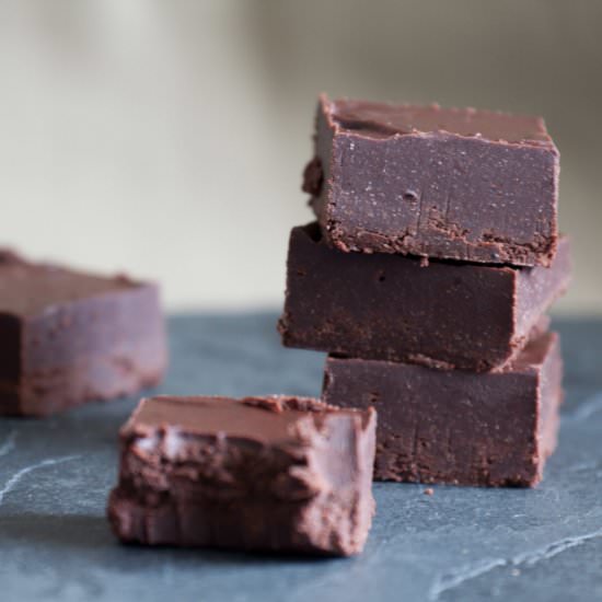 Tahini Chocolate Fudge - Recipe photo by kitchencoup