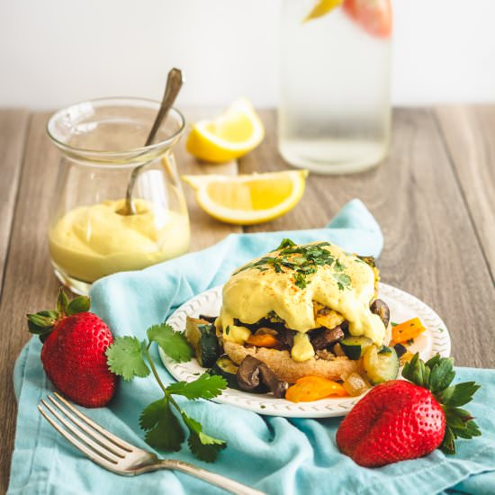 Eggless Benedict - Recipe photo by eatwhatyousow