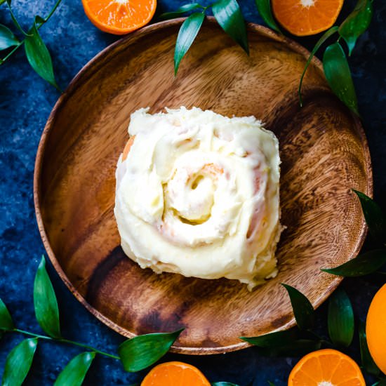 Easy Homemade Orange Sweet Rolls - Recipe photo by Salt and Baker