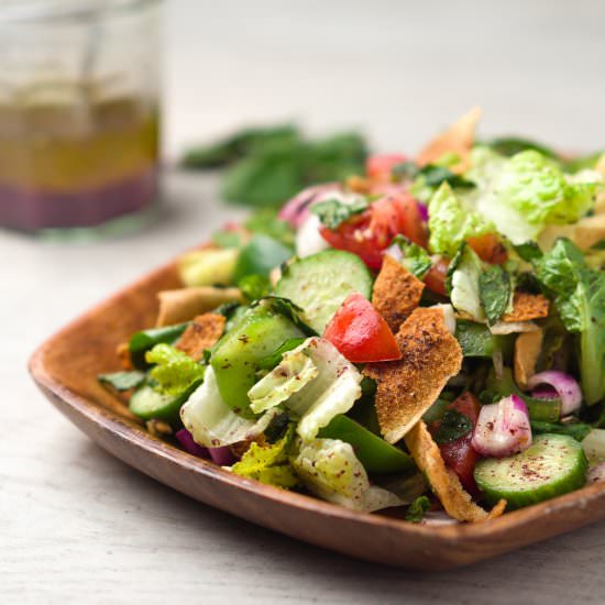 Fattoush Salad - Recipe photo by Charlene Chan