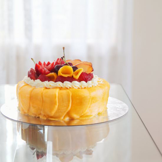 Mango Sponge Cake - Recipe photo by von