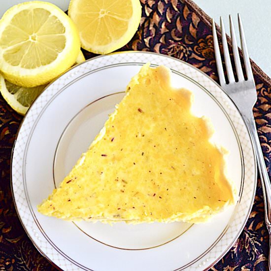Lemon Lavender Tart - Recipe photo by jeanieandluluskitchen