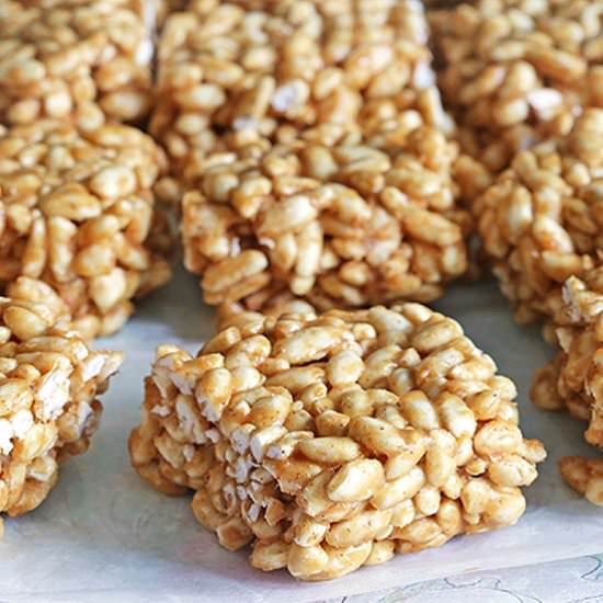 Vegan Rice Crispy Treats - Recipe photo by dieTTaste