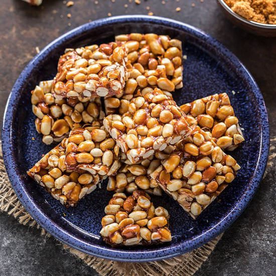 Peanut Chikki - Recipe photo by cookwithmanali