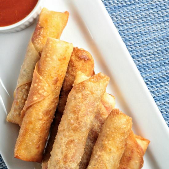Pepperoni Pizza Egg Rolls - Recipe photo by mindyscookingobsession