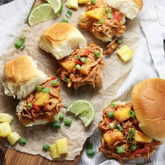 Hawaiian Chicken Sloppy Joes - Recipe photo by Give it Some Thyme