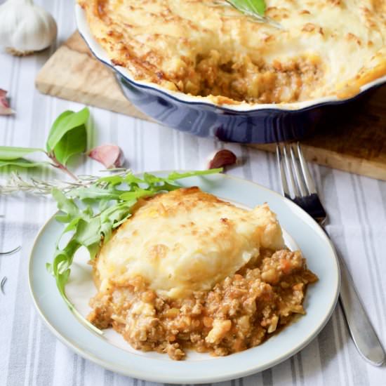 Shepherd's Pie with Roasted Garlic - Recipe photo by joskitchenlarder