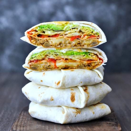Taco Crunch Wrap - Recipe photo by spabettie