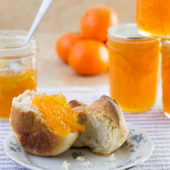 Tangerine Marmalade - Recipe photo by The empty pot