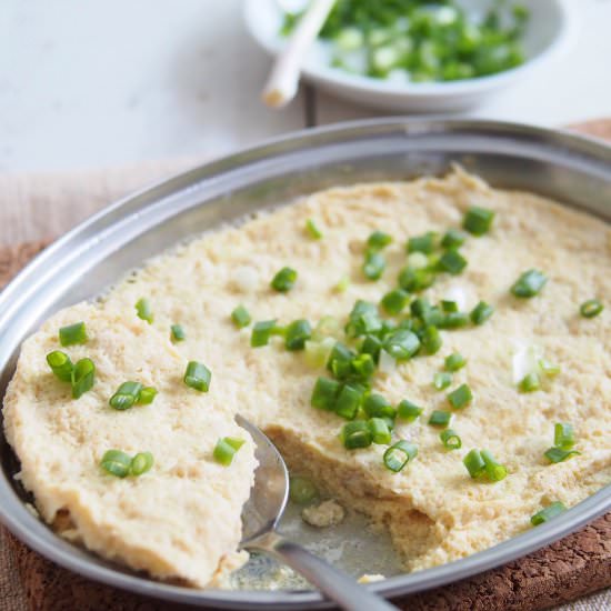 Steamed Egg with Minced Meat - Recipe photo by Bake With Paws