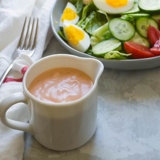 Easy Homemade Russian Dressing - Recipe photo by garlic and zest