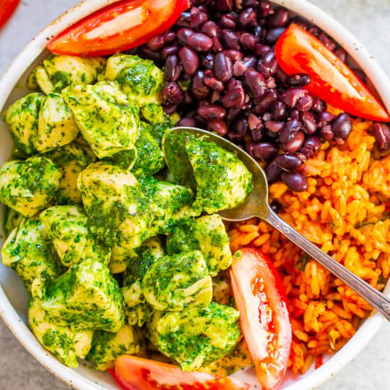 20-Minute Cilantro Chicken - Recipe photo by Averie