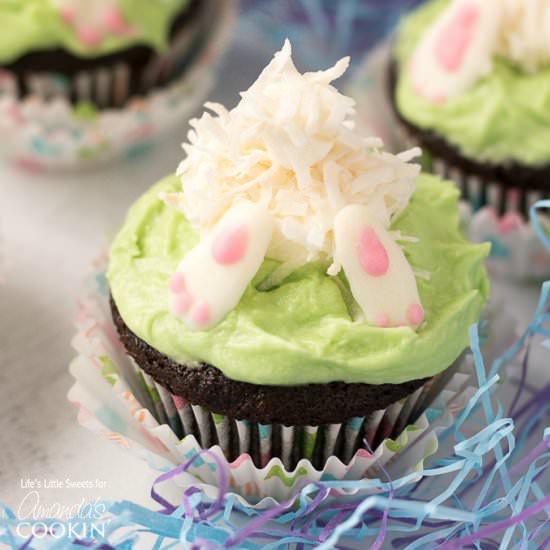 Bunny Butt Cupcakes - Recipe photo by amandascookin