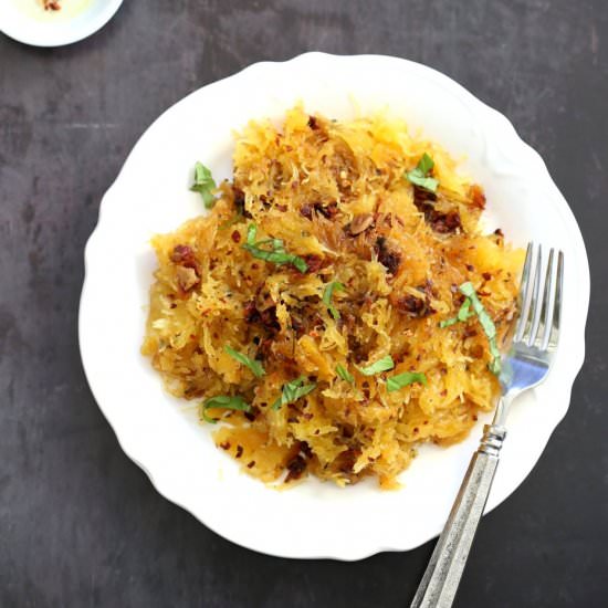 Spaghetti Squash Pasta - Recipe photo by richa
