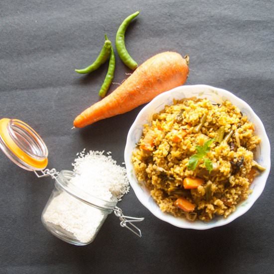 Instant One Pot Vegetable Biryani - Recipe photo by Puja