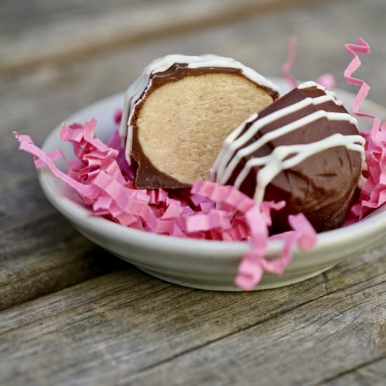 Chocolate Peanut Butter Eggs - Recipe photo by simmerandsauce