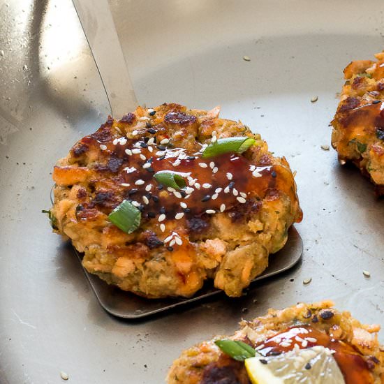 Thai Salmon Cakes - Recipe photo by ChefSavvy