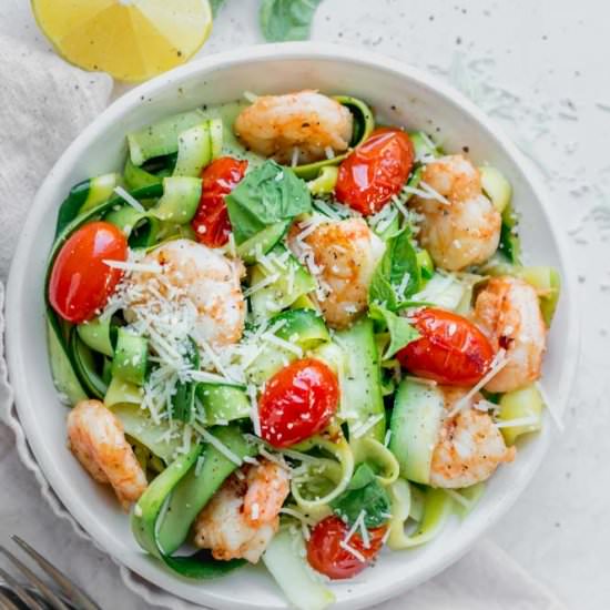 Healthy Shrimp Scampi with Zucchini - Recipe photo by feelgoodfoodie1