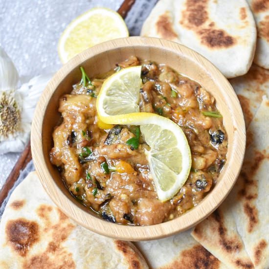 Turkish Eggplant Salad - Recipe photo by crimsonandcopper