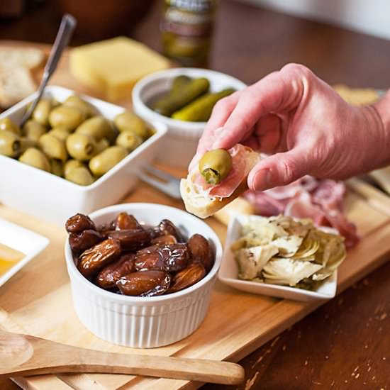 Simple Spring Antipasto Platter - Recipe photo by therusticfoodie