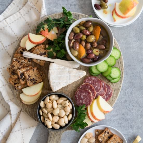 Orange & Garlic Marinated Olives - Recipe photo by BourbonAndHoney