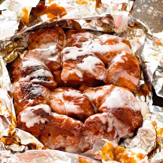 Cinnamon Monkey Bread Foil Packets - Recipe photo by gimmesomegrilling