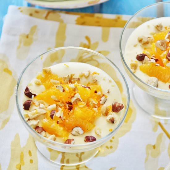White chocolate mousse - Recipe photo by myfoodpassion