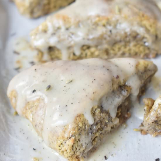 Lavender Ear Grey Scones - Recipe photo by crimsonandcopper